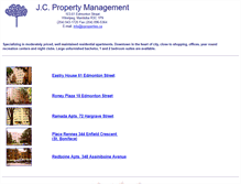 Tablet Screenshot of jcproperties.ca